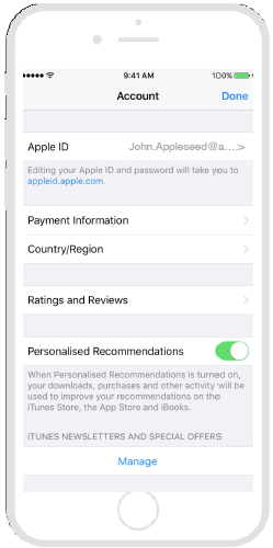 3. Натискаш Payment Information.