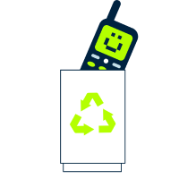 рециклиран телефон