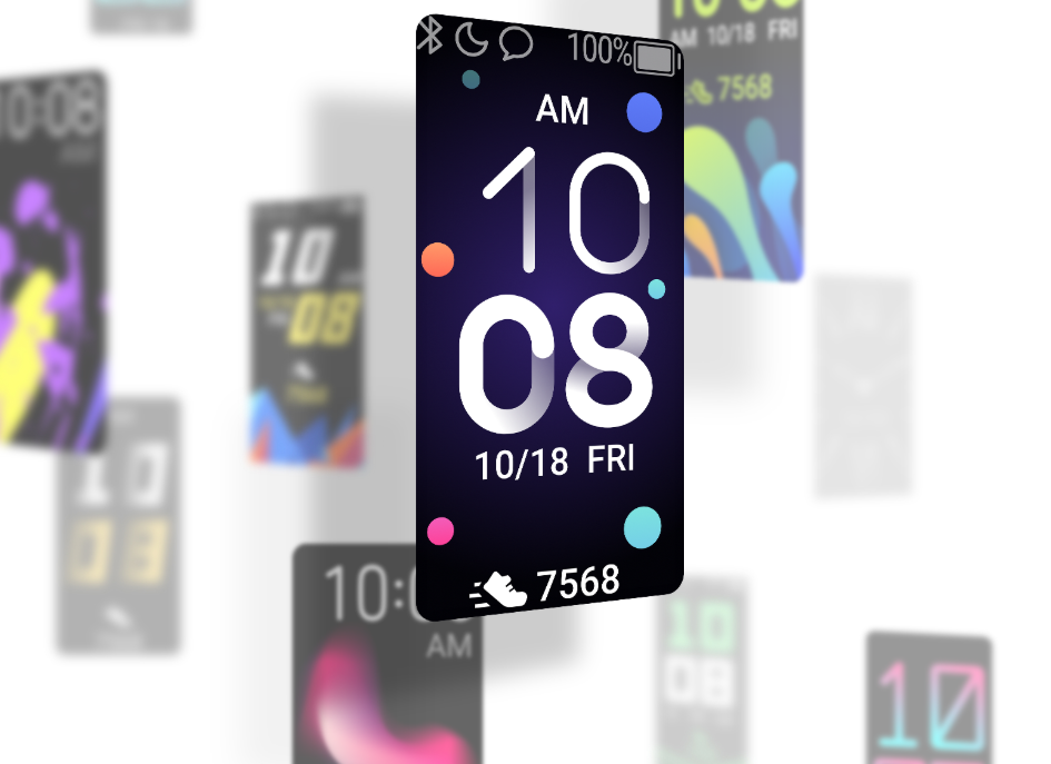 Стилове на дисплея на Huawei Band 4