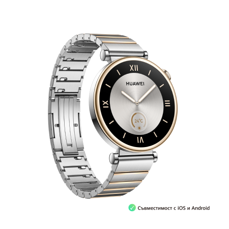 HUAWEI Watch GT 4 41mm Silver Steel Strap