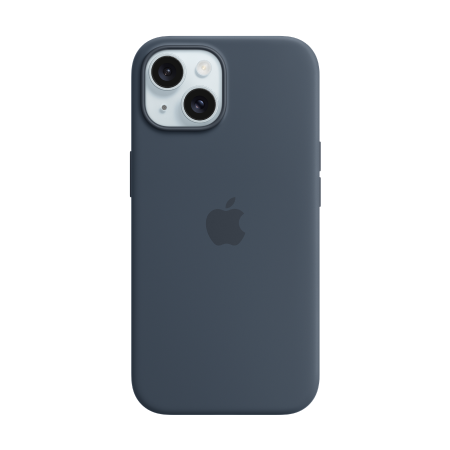 Силиконов калъф APPLE с MagSafe за iPhone 15