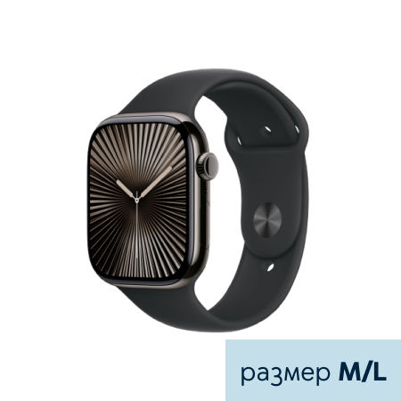 Apple Watch S10 46mm LTE Titanium Sport Band