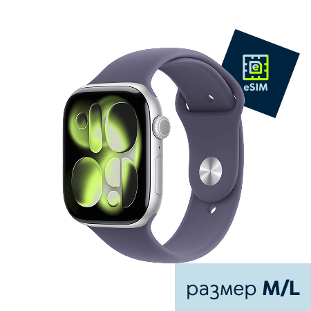 Apple Watch S11 LTE 46mm Aluminium Case with Sport Band M/L