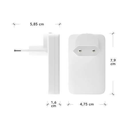 Dbramante Slim Charger 45W USB-C+A
