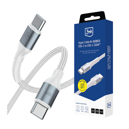 3MK Hyper Cable USB-C to USB-C 100W 2m