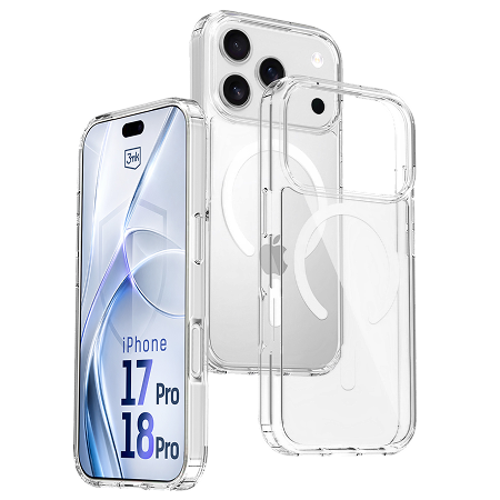 3MK Hardy Clear Case с MagSafe за iPhone 18 Pro