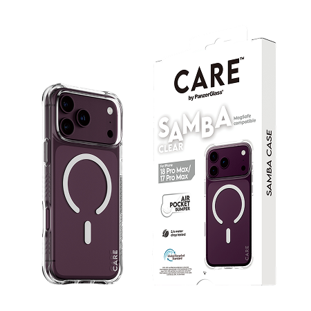 CARE Samba Transperent с MagSafe за iPhone 18 Pro Max