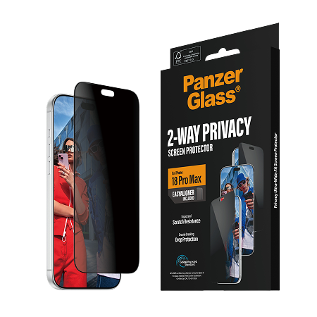 PanzerGlass Privacy за iPhone 18 Pro Max