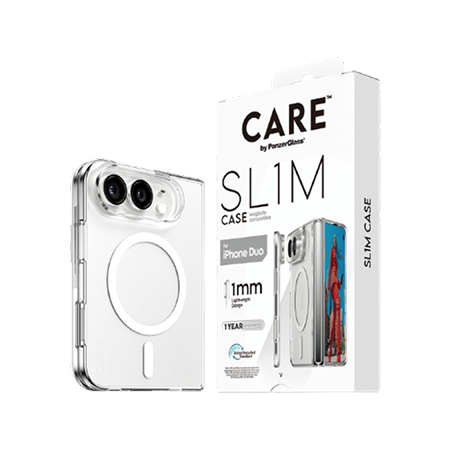 CARE Case Transperent с MagSafe за iPhone 18 Duo