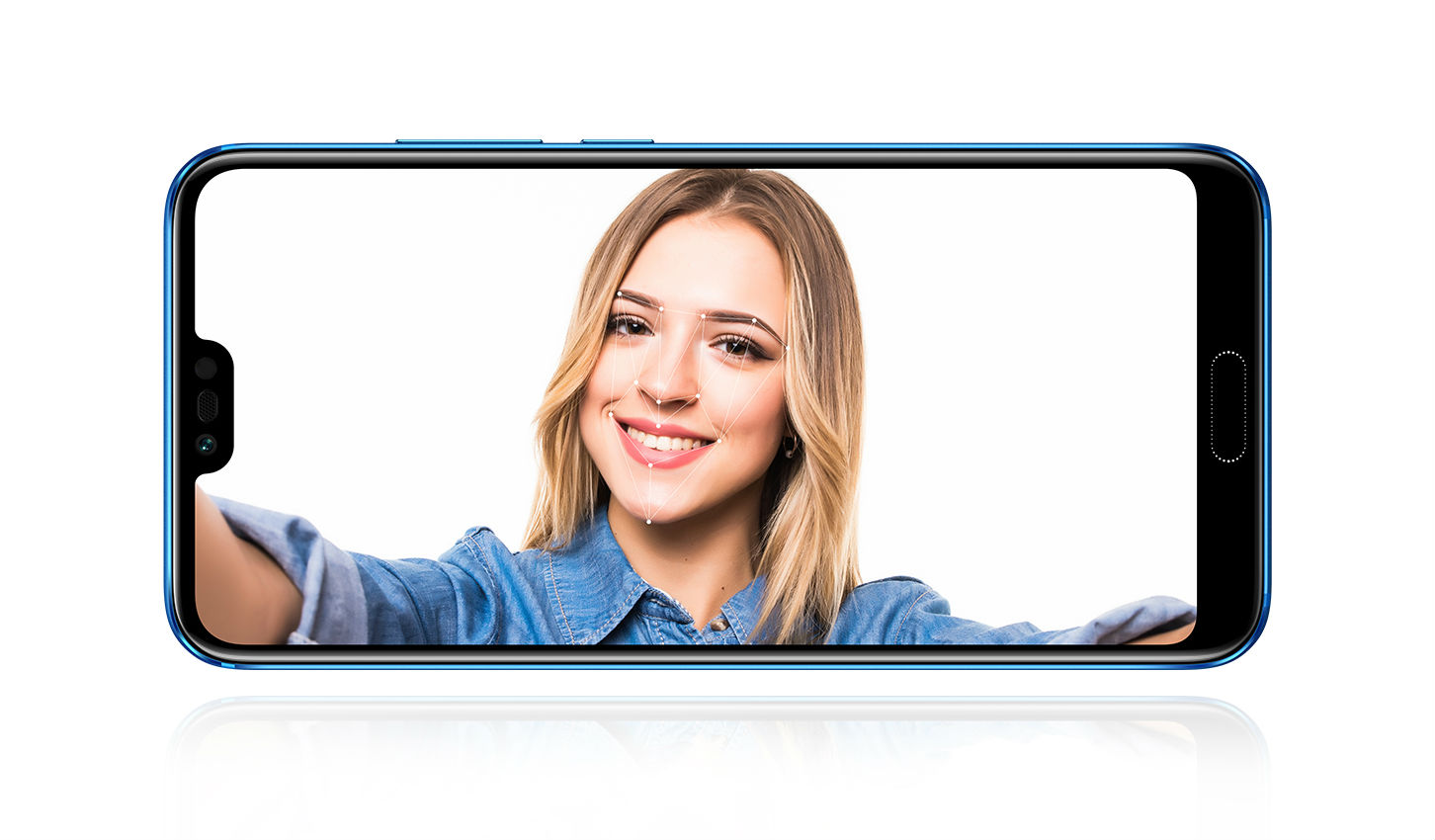селфи камера на смартфон Honor 10 сензор за осветеност