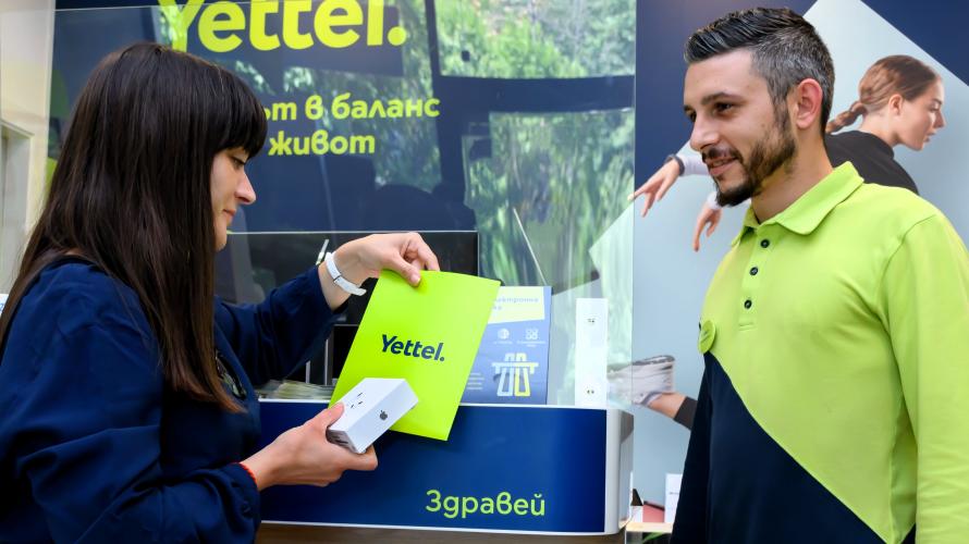 Yettel въвежда използването на синя рециклируема хартия за касови апарати във всички свои магазини
