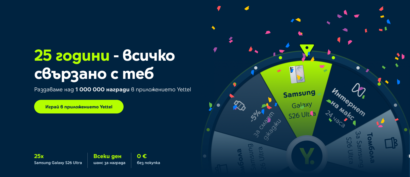 честит рожден ден Yettel