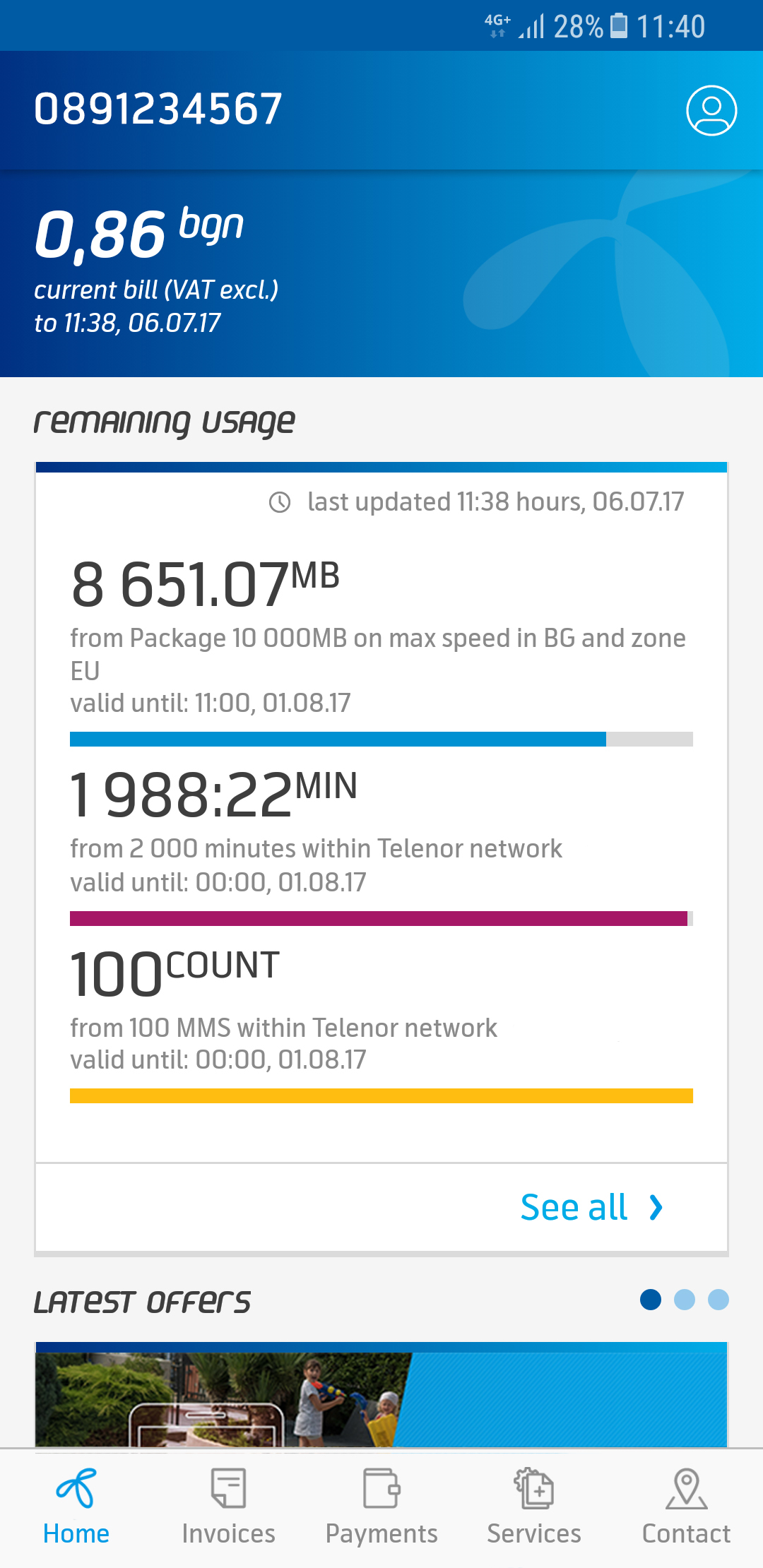 MyTelenor Bulgaria App